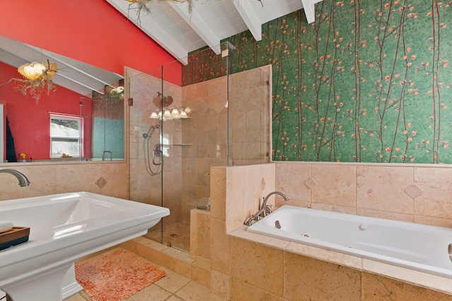 1400 Parkland Blvd, Fort Pierce, FL 34982 - full bath with a jetted tub and walk in shower