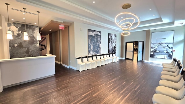 6140 Stanley Ln, Delray Beach, FL 33484 - building lobby with recessed lighting