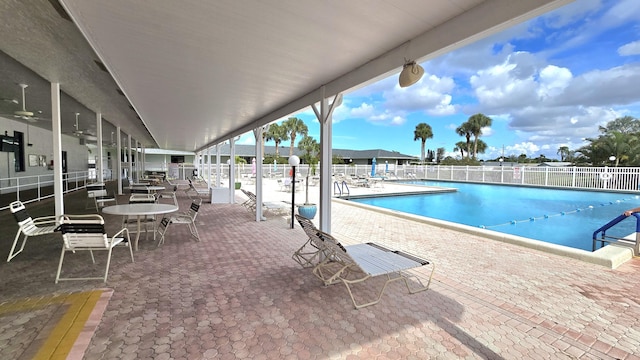 6140 Stanley Ln, Delray Beach, FL 33484 - community pool featuring a patio