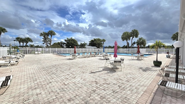 6140 Stanley Ln, Delray Beach, FL 33484 - community pool with a patio area
