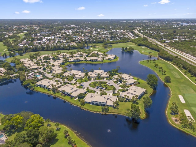 5623 SE Foxcross Pl, Stuart, FL 34997 - aerial view of property's location with nearby suburban area and a nearby body of water