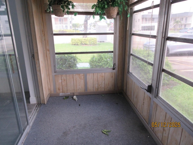 241 Normandy F, Delray Beach, FL 33484 - unfurnished sunroom with healthy amount of natural light