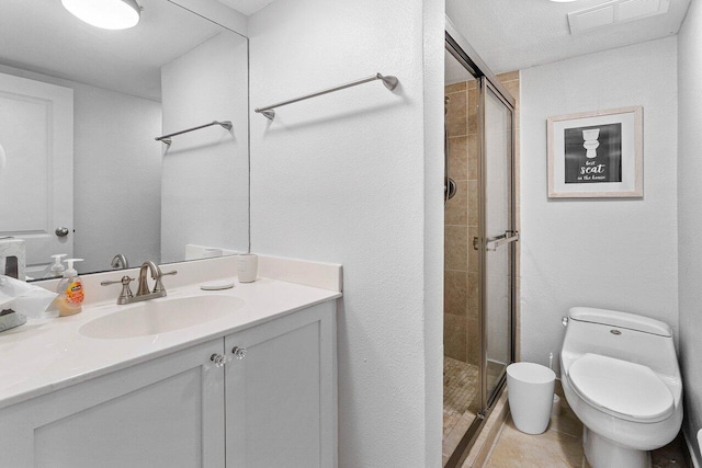 1830 Embassy Dr Unit 401, West Palm Beach, FL 33401 - bathroom with vanity and a shower stall