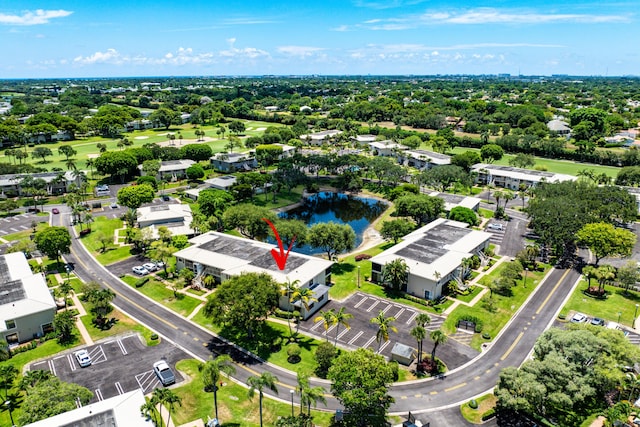 23 Stratford Dr Unit H, Boynton Beach, FL 33436 - bird's eye view of a nearby body of water