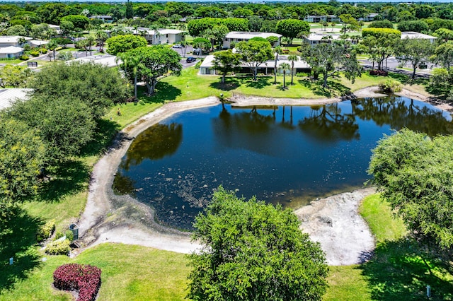 24 Stratford Dr Unit F, Boynton Beach, FL 33436 - aerial perspective of suburban area featuring a large body of water