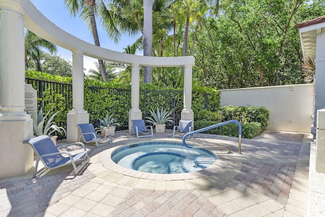 2218 Tuscany Way, Boynton Beach, FL 33435 - view of pool with a community hot tub and a patio