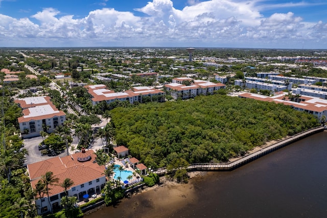 2218 Tuscany Way, Boynton Beach, FL 33435 - bird's eye view of a pool and a large body of water