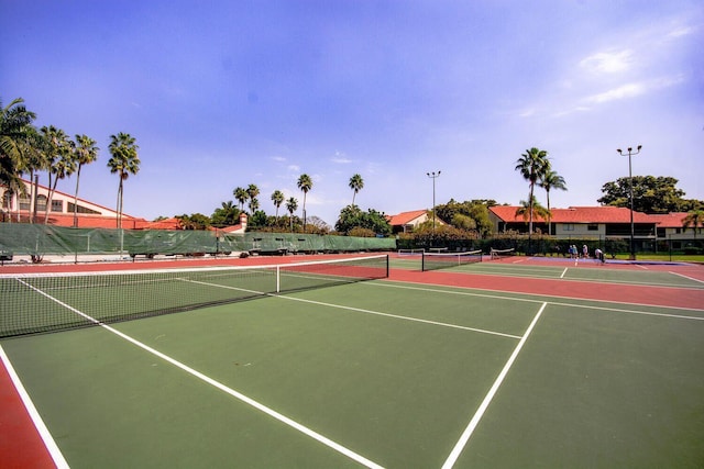 7861 Lexington Club Blvd Unit A, Delray Beach, FL 33446 - view of tennis court featuring community basketball court