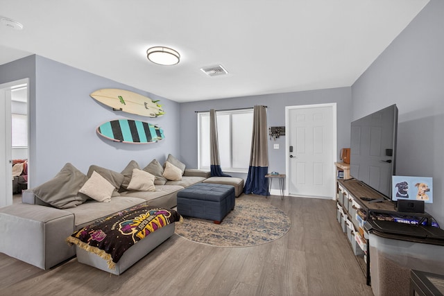 306 N A St, Lake Worth Beach, FL 33460 - living area featuring wood finished floors and baseboards