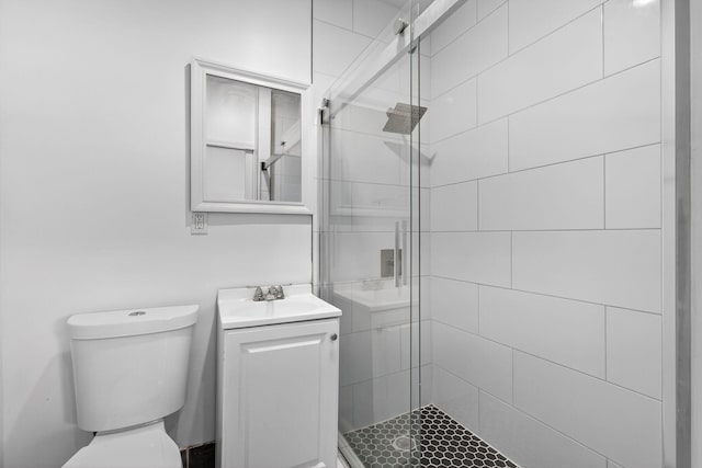 306 N A St, Lake Worth Beach, FL 33460 - bathroom with vanity and a shower stall