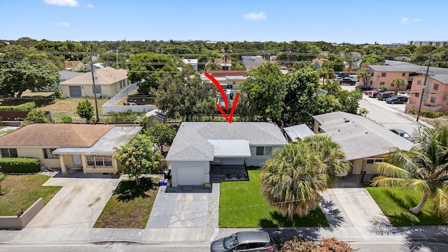 306 N A St, Lake Worth Beach, FL 33460 - aerial view of residential area