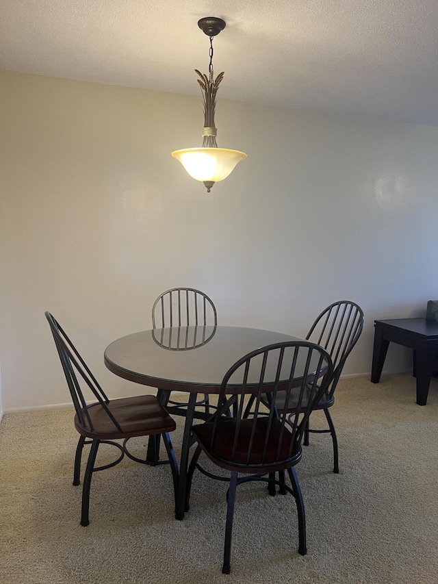 2112 NE 1st Way Unit 206, Boynton Beach, FL 33435 - dining space with carpet floors and a textured ceiling