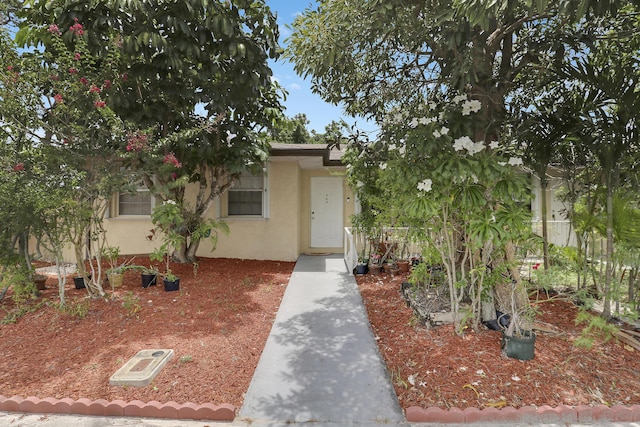 968 Sumter Rd W, West Palm Beach, FL 33415 - obstructed view of property with stucco siding