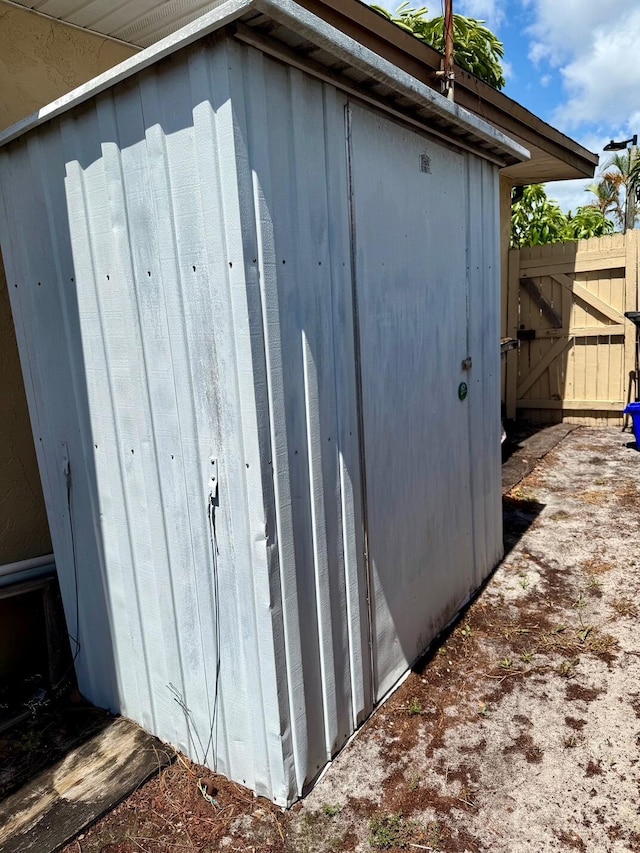 968 Sumter Rd W, West Palm Beach, FL 33415 - view of shed featuring a gate