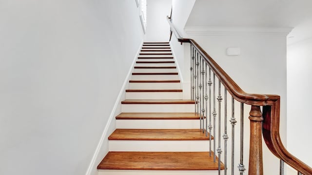 4917 Watersong Way, Fort Pierce, FL 34949 - staircase with ornamental molding