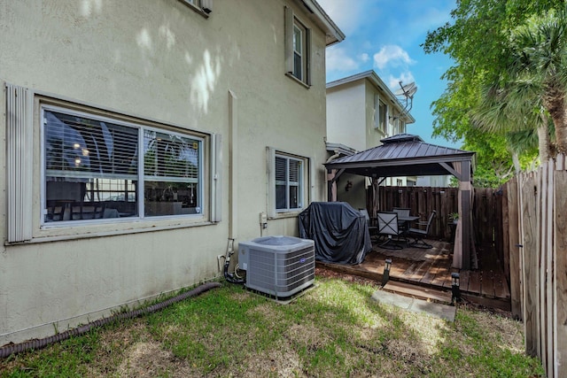 5900 S Golden Beauty Ln Unit 5900, Tamarac, FL 33321 - fenced backyard featuring a gazebo