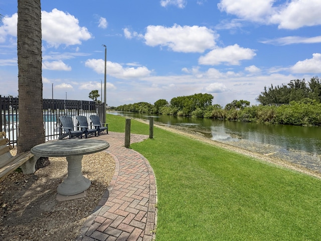 5900 S Golden Beauty Ln Unit 5900, Tamarac, FL 33321 - view of yard featuring a water view