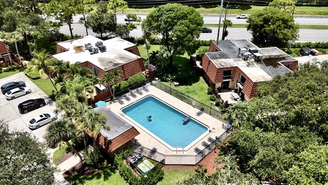 1535 Masters Cir Unit 148, Delray Beach, FL 33445 - drone / aerial view of a pool