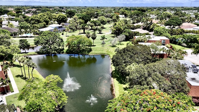 1535 Masters Cir Unit 148, Delray Beach, FL 33445 - aerial view of residential area featuring a large body of water and a tree filled landscape