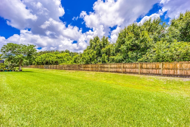 2571 SW Berry Park Cir, Palm City, FL 34990 - view of fenced backyard