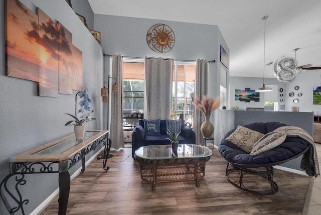 3982 SW Kabane St, Port Saint Lucie, FL 34953 - living area featuring wood finished floors