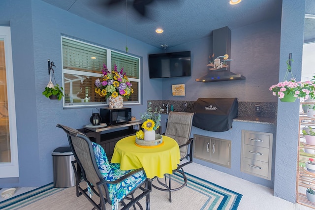 5927 NW Favian Ave, Port Saint Lucie, FL 34986 - view of patio / terrace with outdoor dining space and grilling area