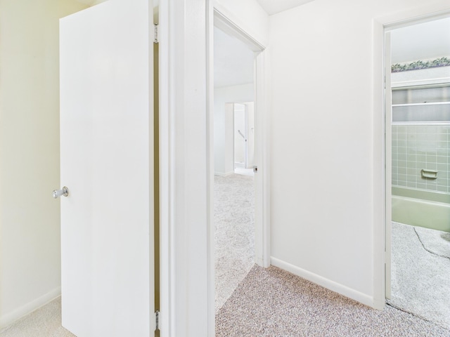810 SE 13th St, Okeechobee, FL 34974 - hall with carpet floors and baseboards