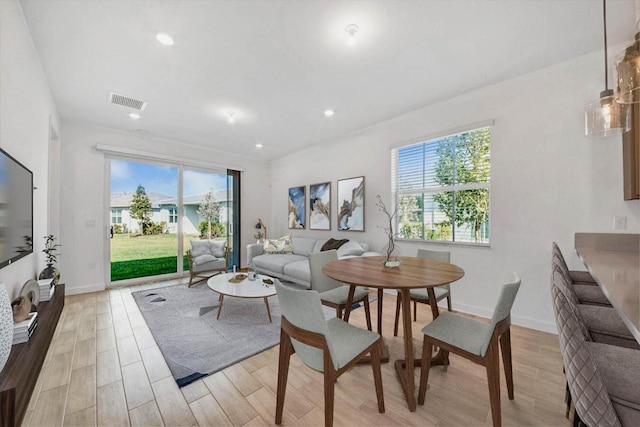 14511 Three Ponds Trl, Delray Beach, FL 33446 - living area featuring healthy amount of natural light, light wood-style floors, and recessed lighting