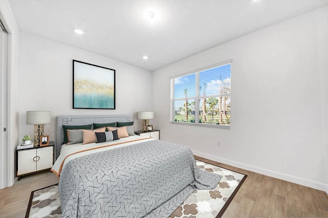 14511 Three Ponds Trl, Delray Beach, FL 33446 - bedroom featuring light wood-type flooring and recessed lighting