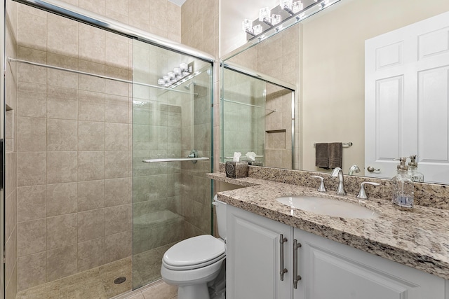 8271 Green Mountain Rd, Boynton Beach, FL 33473 - bathroom with vanity and a shower stall