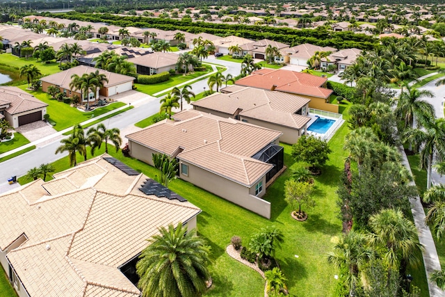 8271 Green Mountain Rd, Boynton Beach, FL 33473 - aerial perspective of suburban area with a pool area