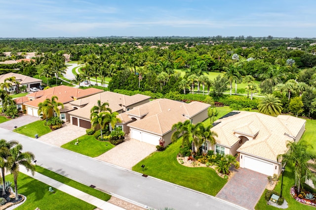 8271 Green Mountain Rd, Boynton Beach, FL 33473 - aerial perspective of suburban area with a tree filled landscape