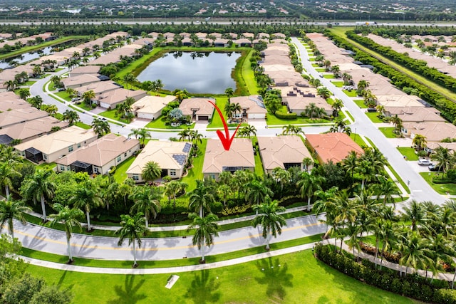 8271 Green Mountain Rd, Boynton Beach, FL 33473 - aerial view of residential area with a large body of water