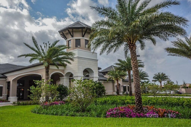 8271 Green Mountain Rd, Boynton Beach, FL 33473 - view of front of property featuring stucco siding
