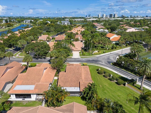 2646 Mohawk Cir, West Palm Beach, FL 33409 - aerial view of residential area with a nearby body of water