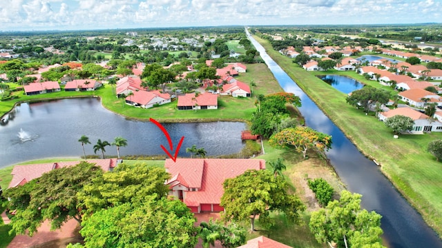 7824 Lexington Club Blvd Unit A, Delray Beach, FL 33446 - aerial view of residential area with a nearby body of water