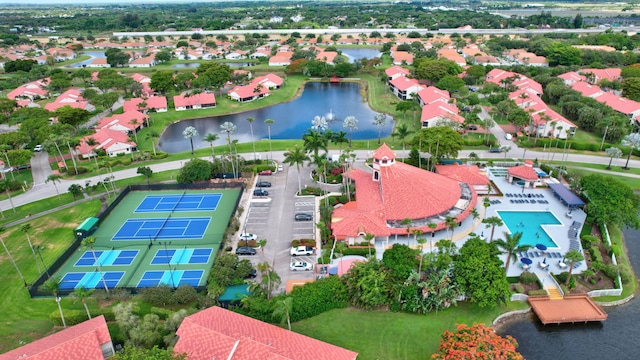 7824 Lexington Club Blvd Unit A, Delray Beach, FL 33446 - aerial perspective of suburban area featuring a nearby body of water