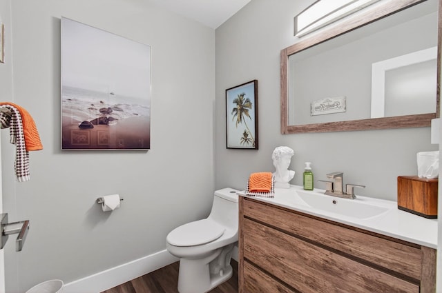 1170 S Drive Cir Unit B, Delray Beach, FL 33445 - bathroom featuring wood finished floors and vanity