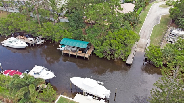 1200 SW Arrowhead Ct, Palm City, FL 34990 - drone / aerial view of a large body of water