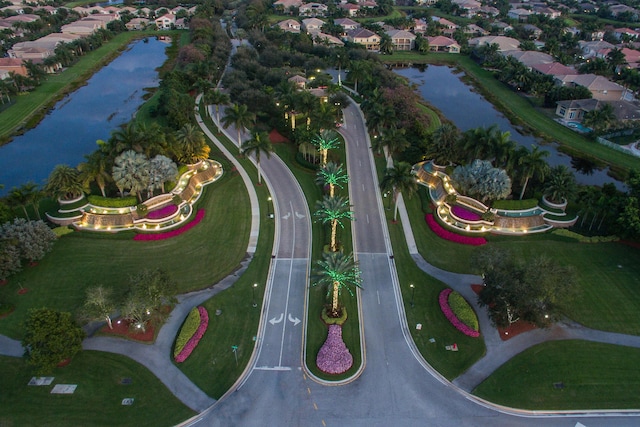8183 Emerald Winds Cir, Boynton Beach, FL 33473 - aerial view of property and surrounding area with a large body of water and nearby suburban area