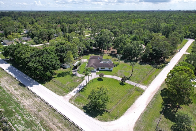 16888 W Stallion Dr, Loxahatchee, FL 33470 - bird's eye view of a heavily wooded area