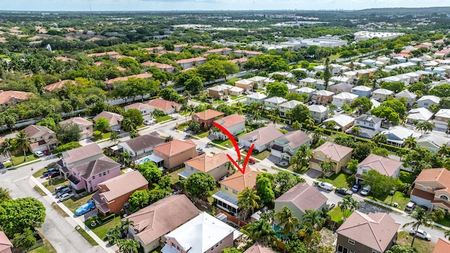 3385 Seabreeze Ln, Margate, FL 33063 - aerial perspective of suburban area