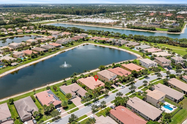 2854 Bellarosa Cir, Royal Palm Beach, FL 33411 - aerial view of property and surrounding area featuring nearby suburban area