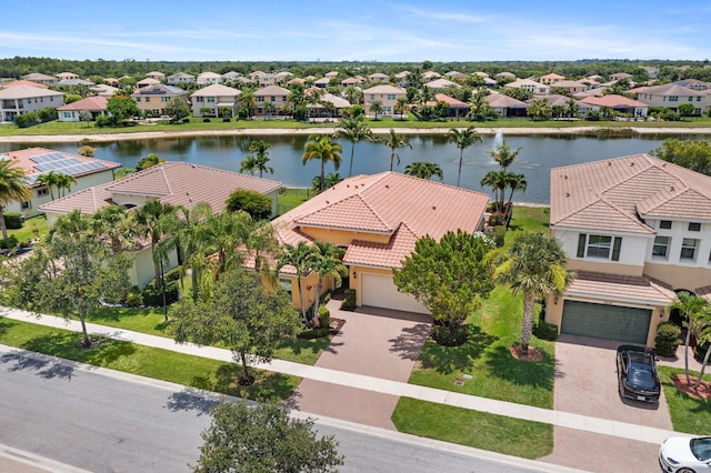2854 Bellarosa Cir, Royal Palm Beach, FL 33411 - aerial perspective of suburban area featuring a large body of water