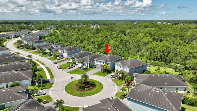 4610 SW Ardsley Dr, Stuart, FL 34997 - aerial view of residential area featuring a forest