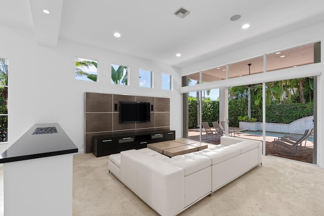 16284 Via Venetia W, Delray Beach, FL 33484 - living room featuring recessed lighting