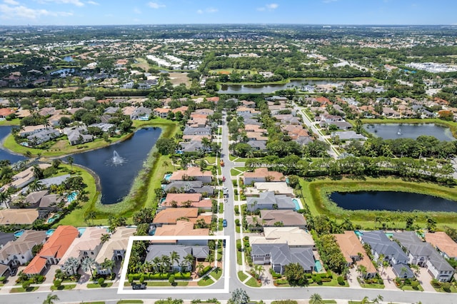16284 Via Venetia W, Delray Beach, FL 33484 - aerial view of property and surrounding area with nearby suburban area