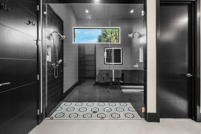 13480 US Highway 1, Juno Beach, FL 33408 - full bathroom featuring a shower stall and tile patterned floors