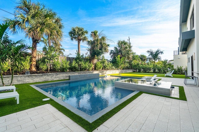 13480 US Highway 1, Juno Beach, FL 33408 - view of pool with a fenced backyard and a patio