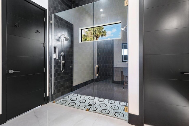 13480 US Highway 1, Juno Beach, FL 33408 - full bath featuring tile patterned floors and a shower stall